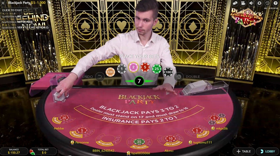Counting Cards Live Online Blackjack
