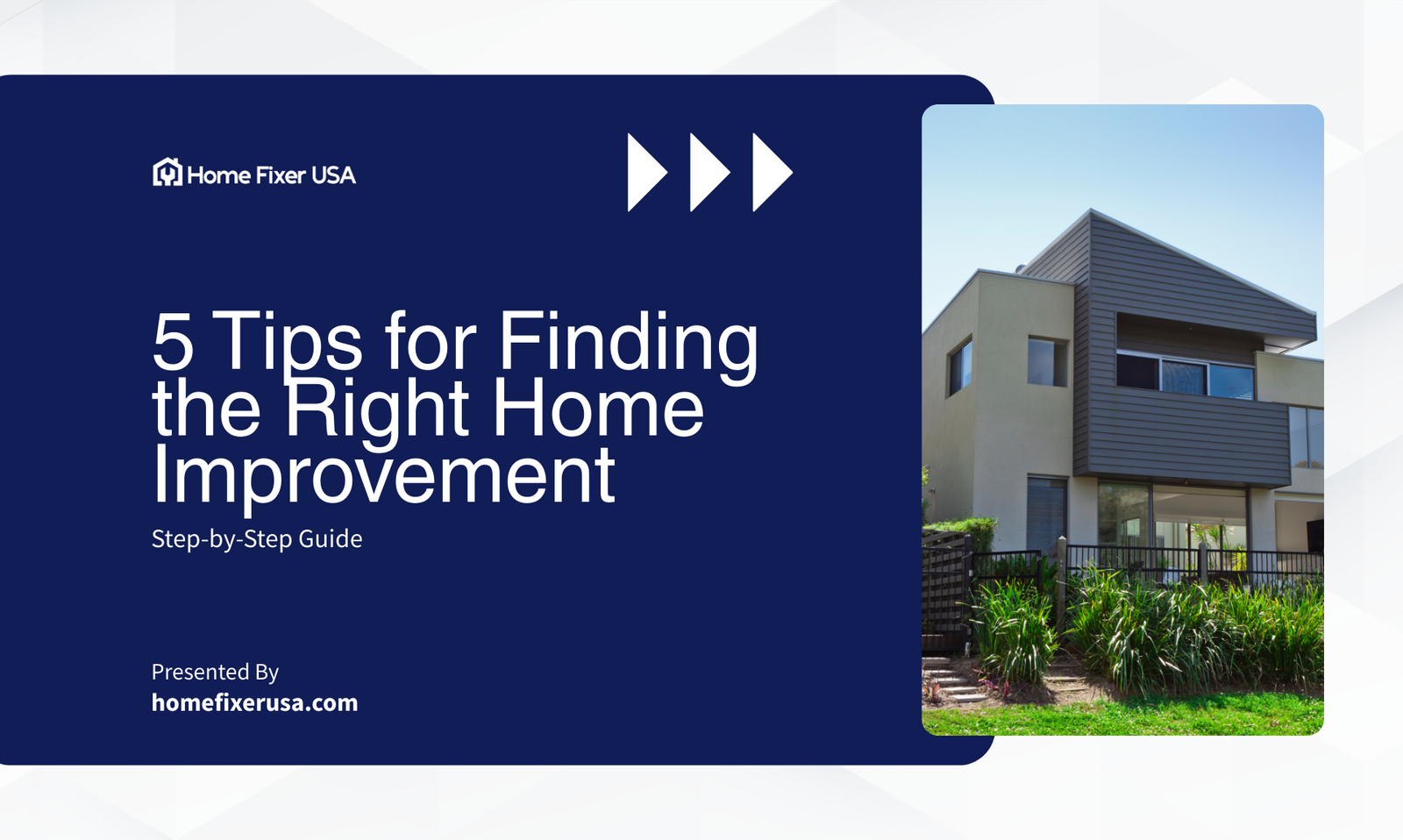 5 Tips for Finding the Right Home Improvement