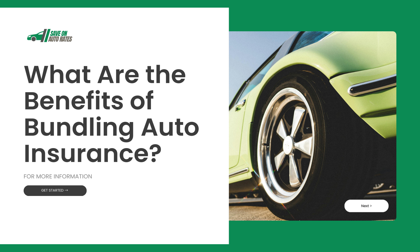 What Are the Benefits of Bundling Auto Insurance?