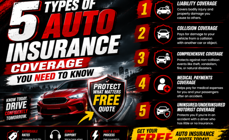 5 Types of Auto Insurance Coverage You Need to Know