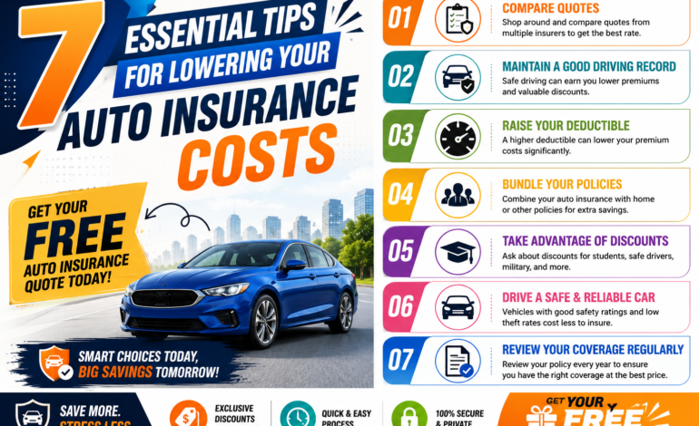 7 Essential Tips for Lowering Your Auto Insurance Costs