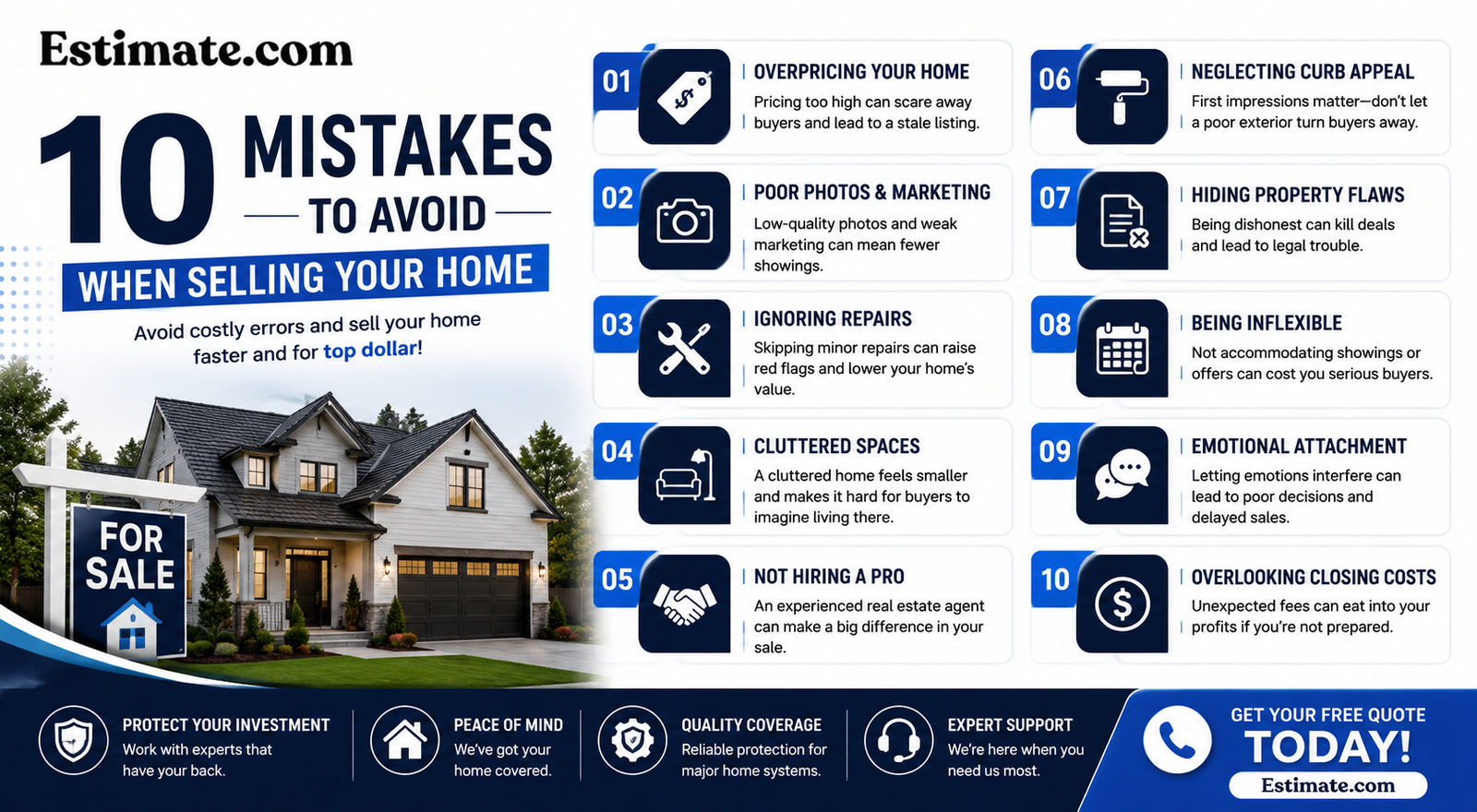 10 Mistakes to Avoid When Selling Your Home
