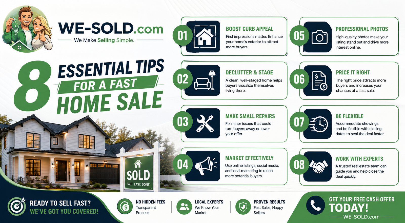 8 Essential Tips for a Fast Home Sale
